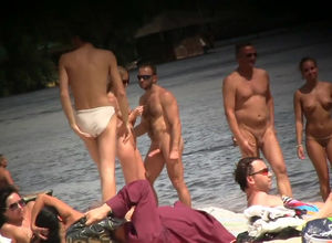 New spycam movie from naked beach and